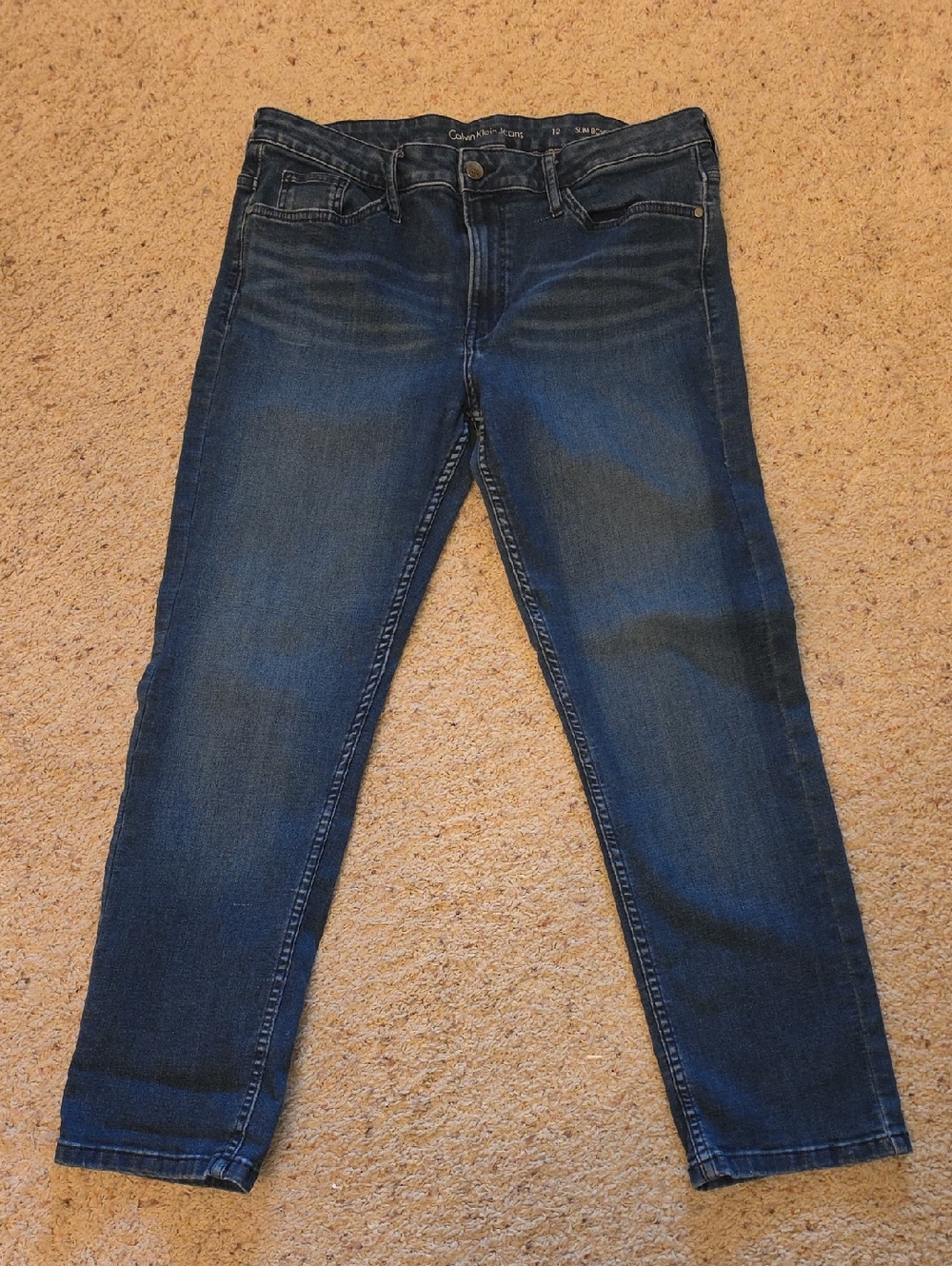 Calvin Klein Dark Blue Boyfriend Jeans